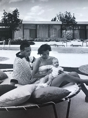 Gil, Jackie and Robin February 1958 - Palm Springs